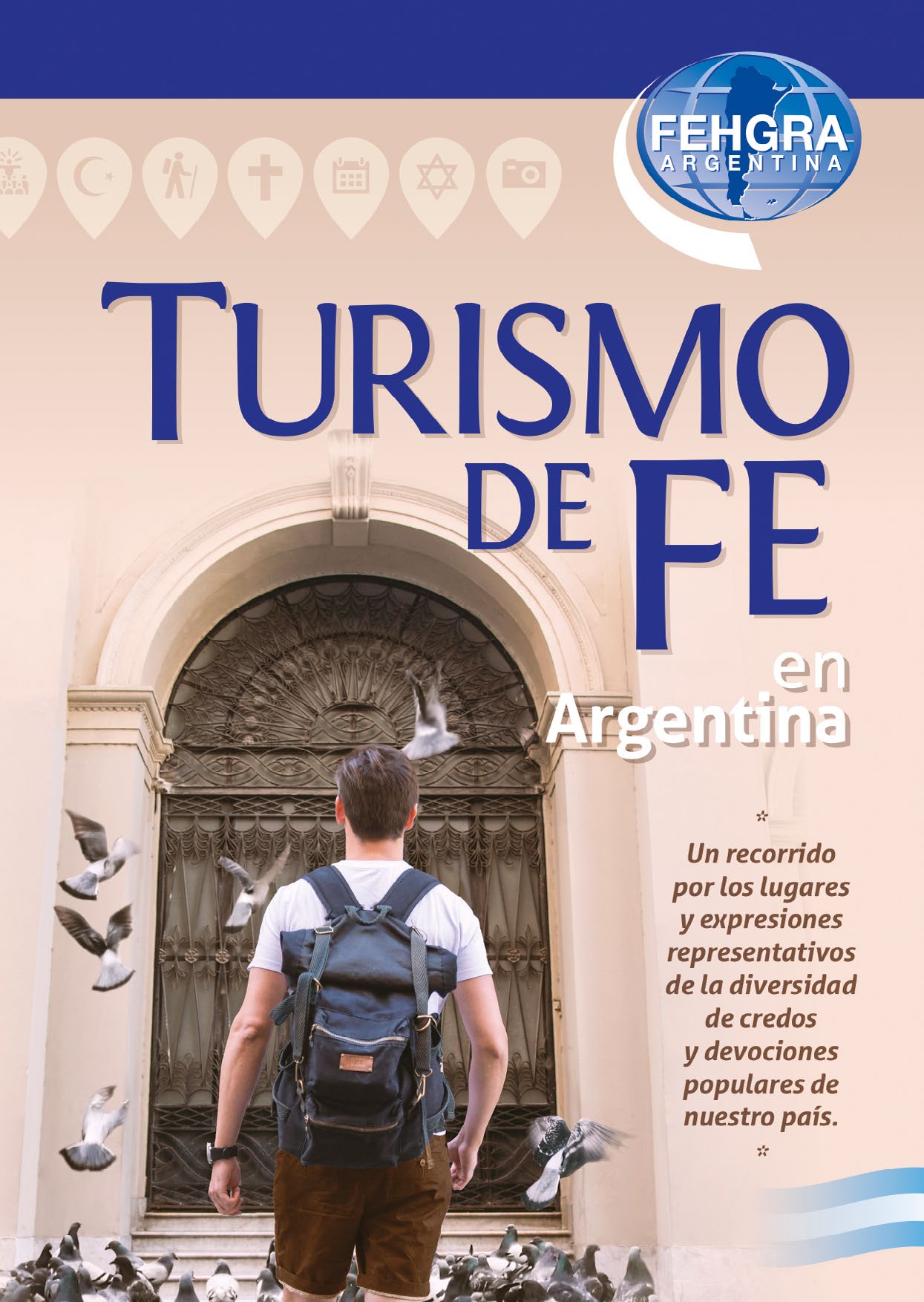 Tapa del libro Turismo de Fe en Argentina - FEHGRA
